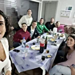 Grupo de huéspedes en Casa rural Miralmonte en Moratalla